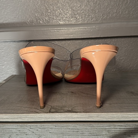Christian Louboutin nude and clear strap heels - Picture 4 of 9